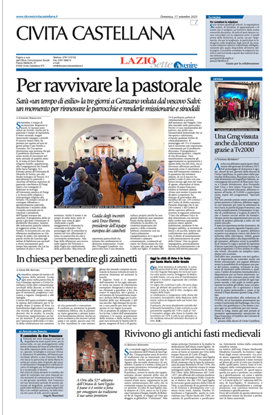 Avvenire - pagina diocesana del 17/09/2023